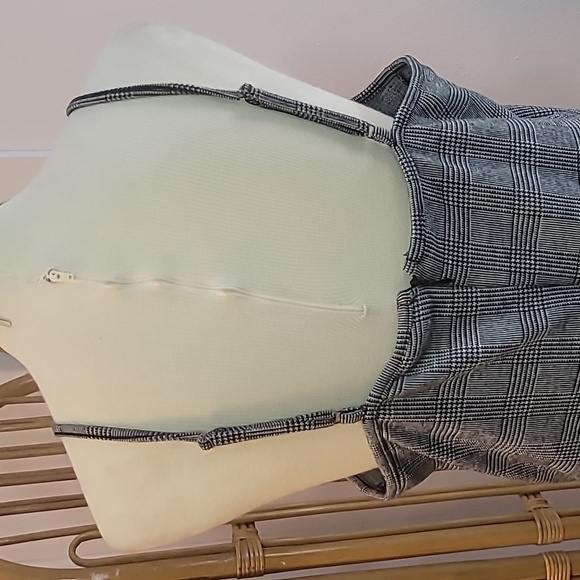 Wild Fable black and white checkered plaid jumpsuit romper wide leg XXL - Picture 6 of 14